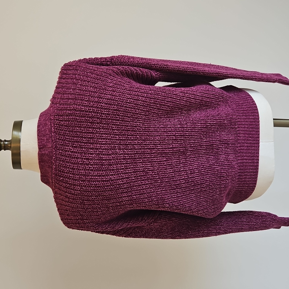 Gap Kids Magenta Knit Button Cardigan - Picture 2 of 6